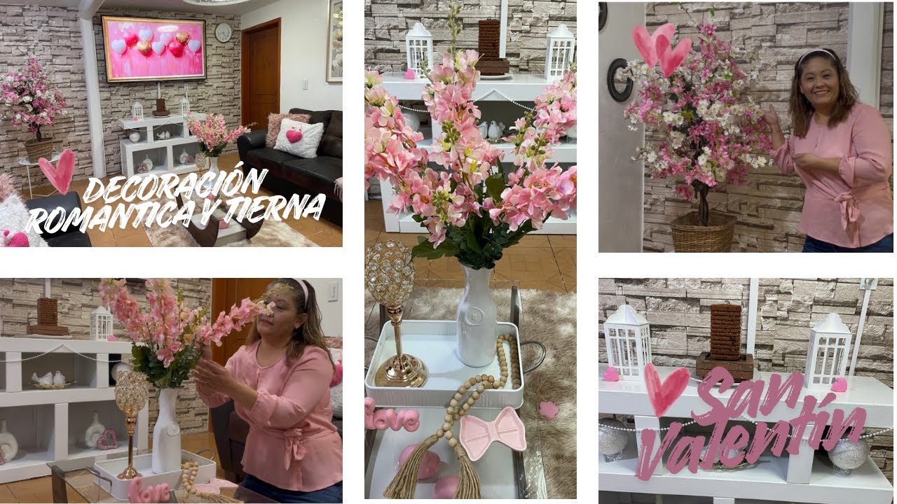 💝DECORE MI SALA PARA SAN VALENTÍN//AHORA LUCE ROMÁNTICA Y TIERNA🥰