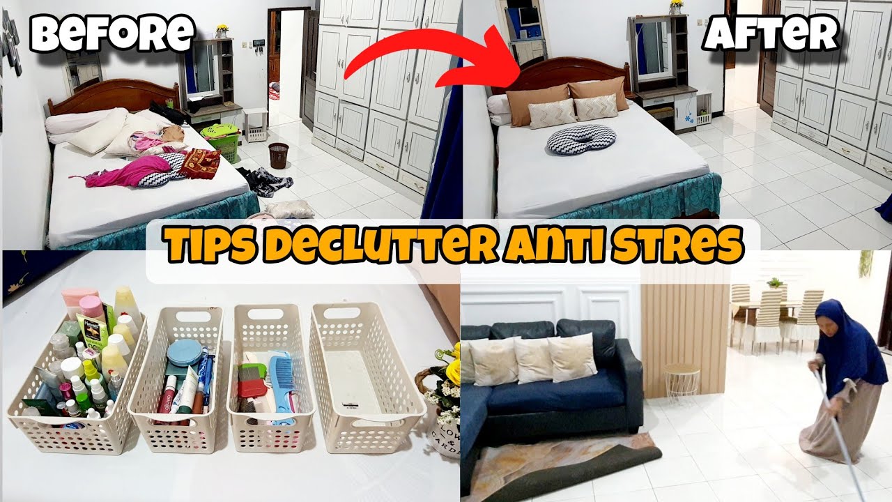 BAGAIMANA MEMULAI DECLUTTER⁉️BERSIH BERSIH RUMAH BERANTAKAN JADI SUPER RAPI DAN BERSIH‼️TIPS
