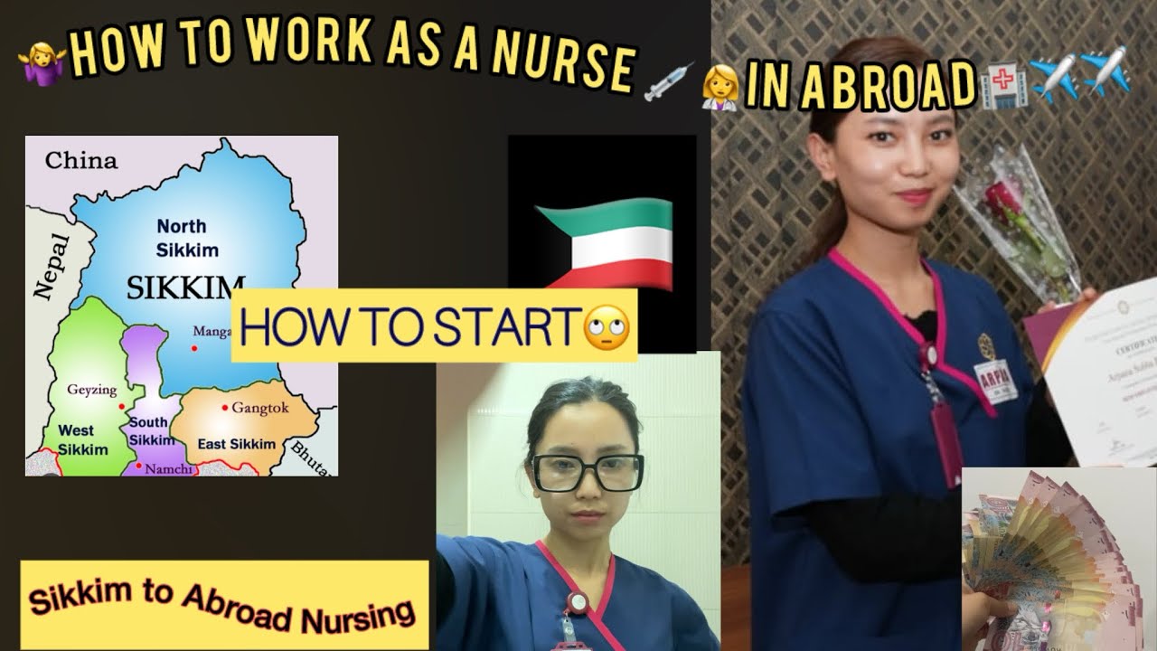 HOW TO BE ABROAD ✈️NURSE👩🏼‍⚕️|| SIKKIM TO KUWAIT AS A NURSE-JOURNEY || WHAT YOU NEED🫀🇰🇼