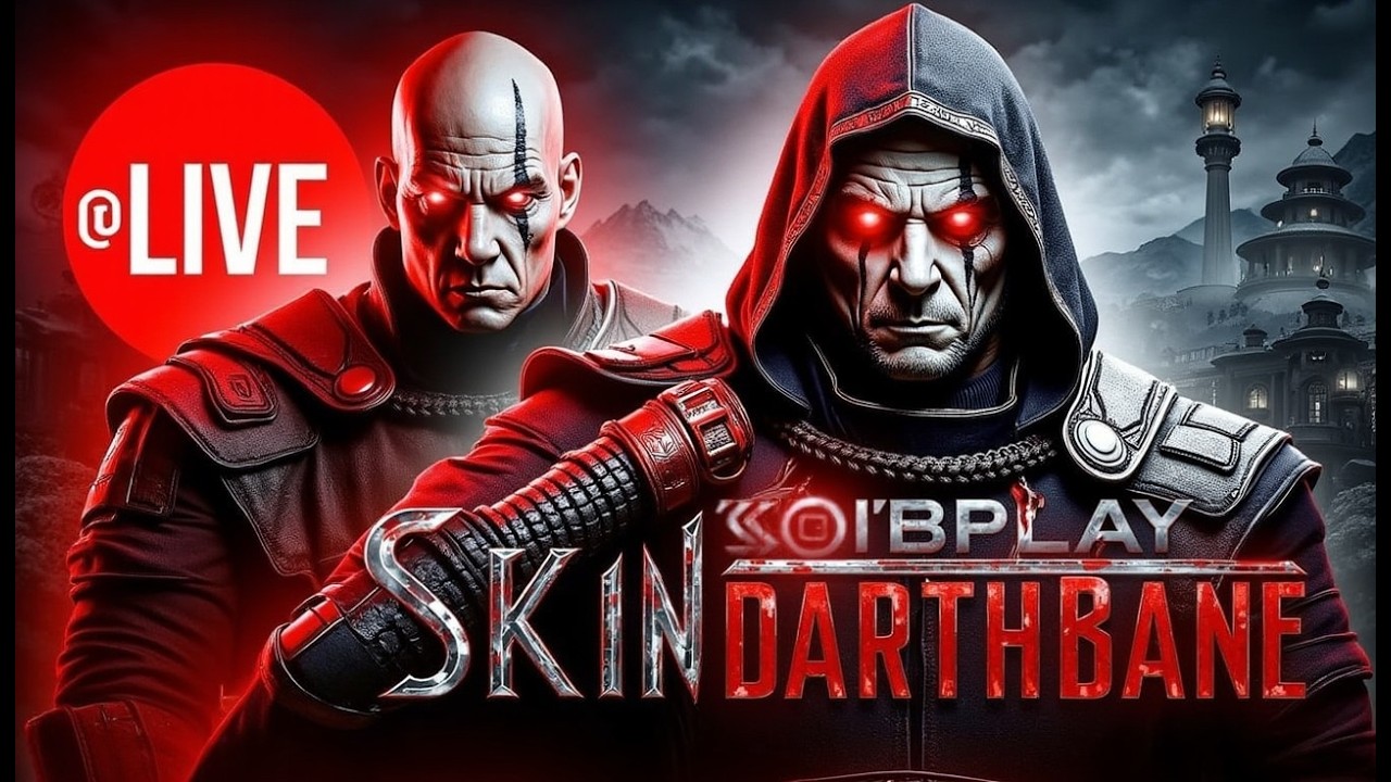 🔴LIVE - SKYRIM DE SKIN DE DARTH BANE E COSPLAY DE DARTH BANE - DUBLADO - PARTE 1