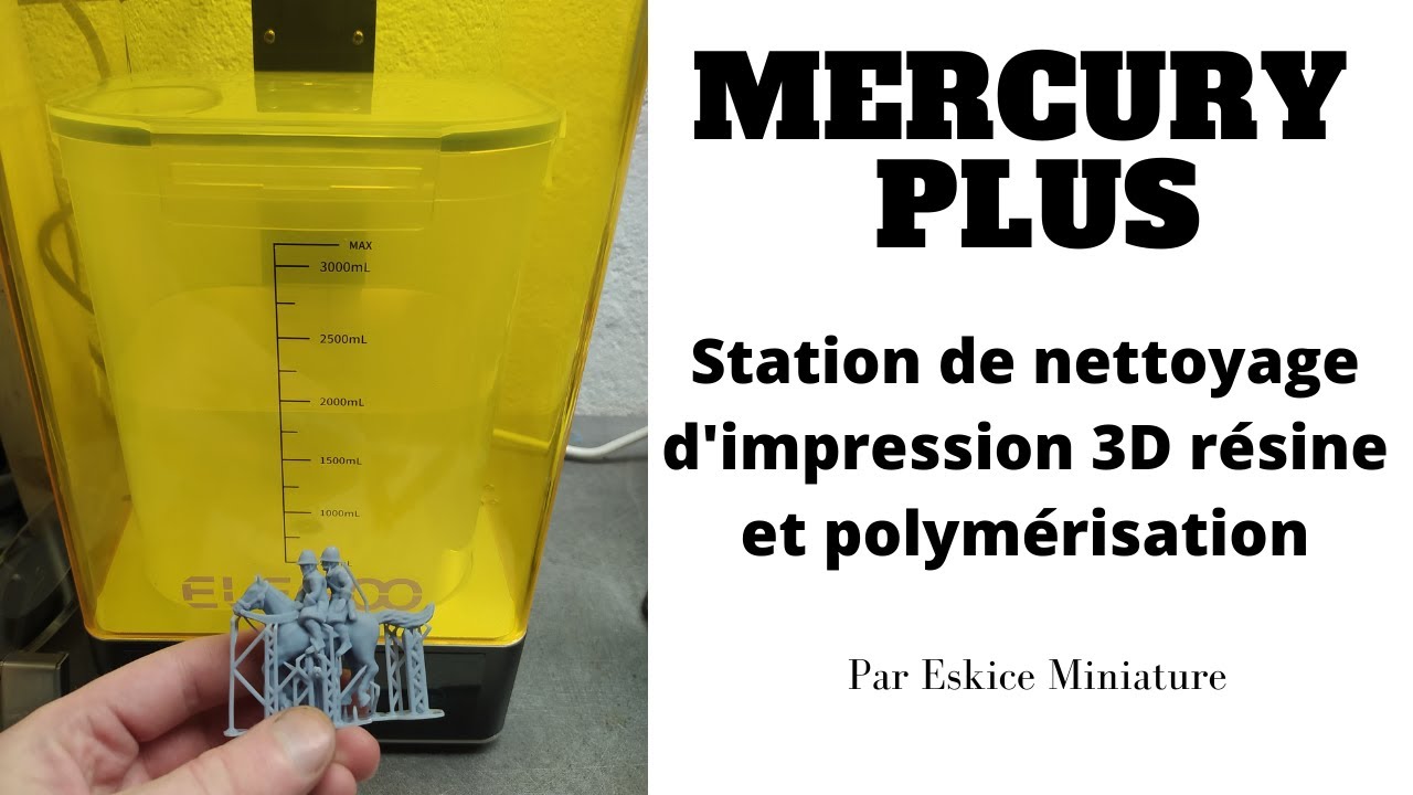 Mercury Plus de Elegoo - Test et infos sur cet outil de nettoyage 3D résine