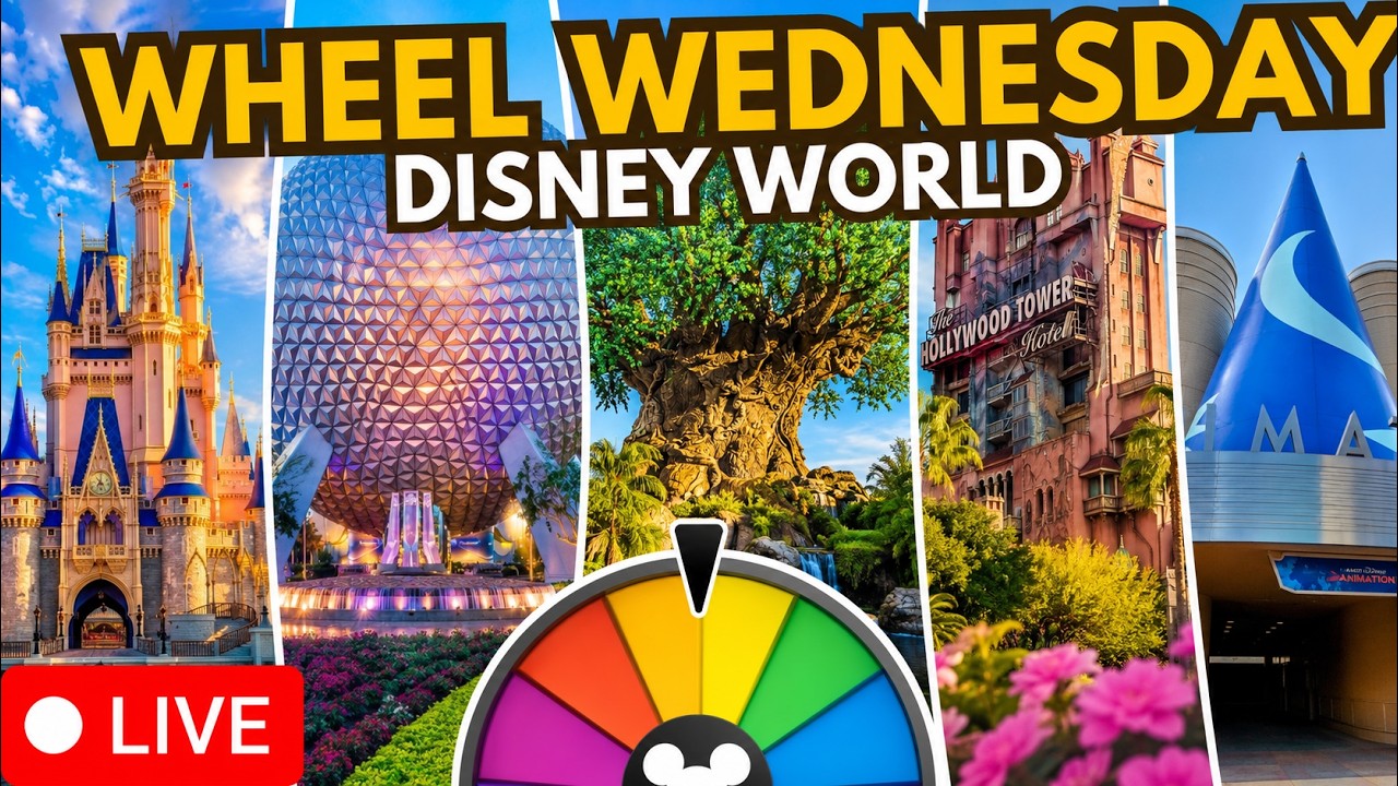 🔴 Live: Disney Wheel Wednesday | Walt Disney World 07.29.2026