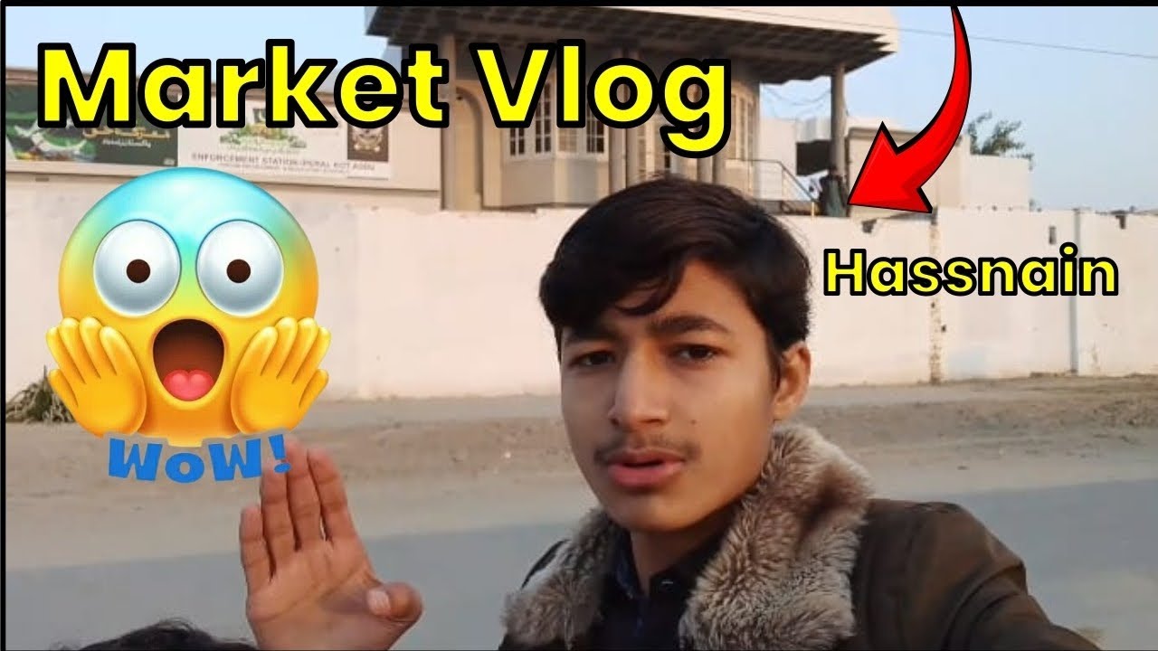 Market vlog or hassnain 🤪 prank