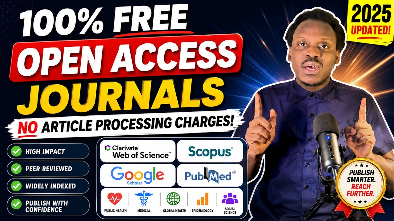 100% Free Open Access Health Journals (Scopus & Web of Science)