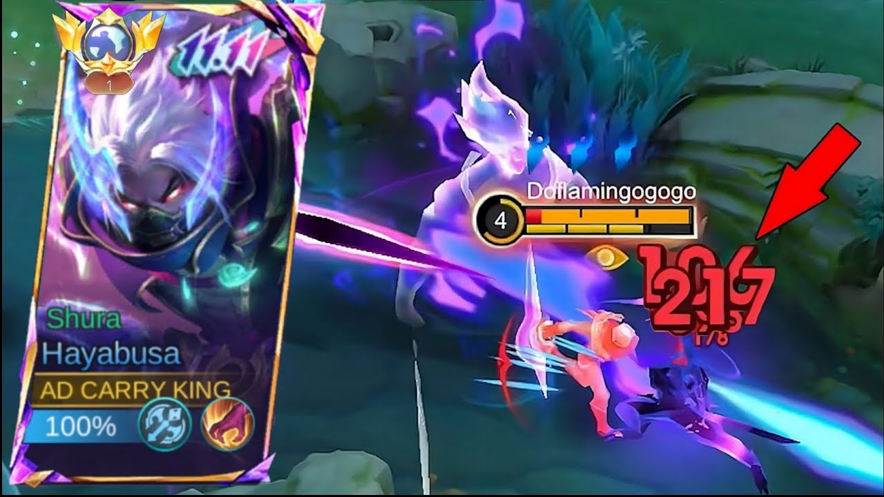 HAYABUSA BEST EMBLEM AND BUILDS SET 1 HIT - MLBB