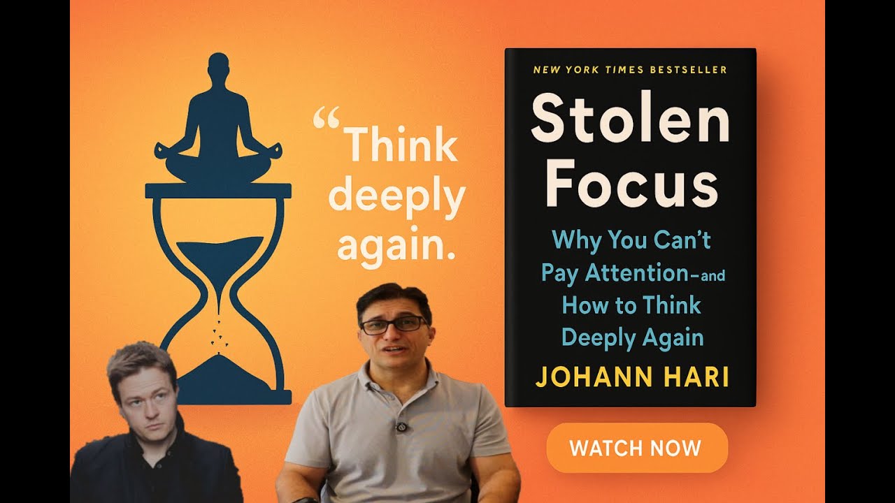 Stolen Focus: Why You Can’t Pay Attention & How to Think Deeply Again by Johann Hari| Dassi Insights