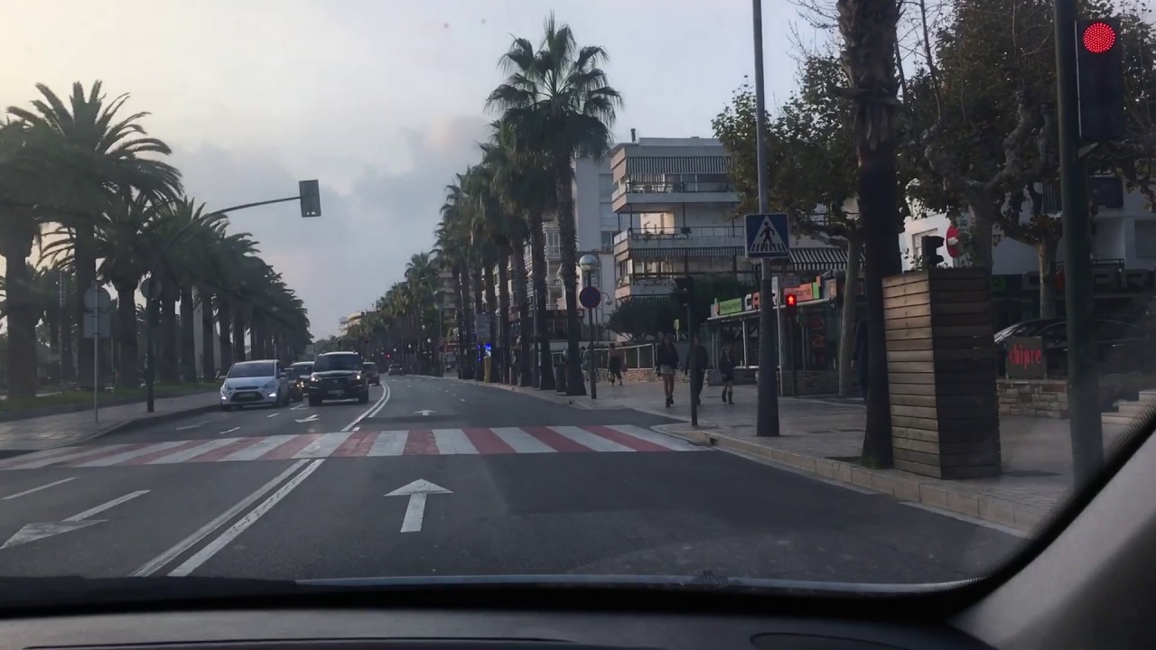 Salou con coche de un amigo