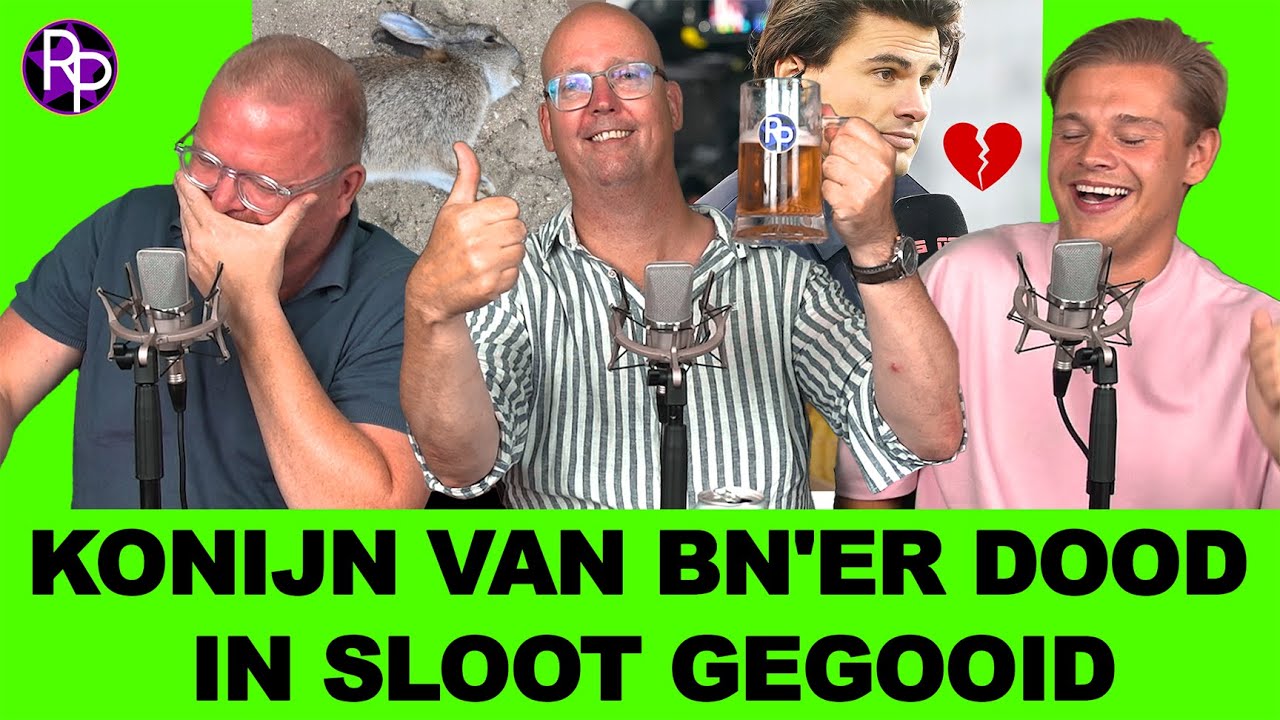Konijn van BN'er dood in sloot gegooid & ESPN-presentator gaat vreemd met NOS-presentatrice