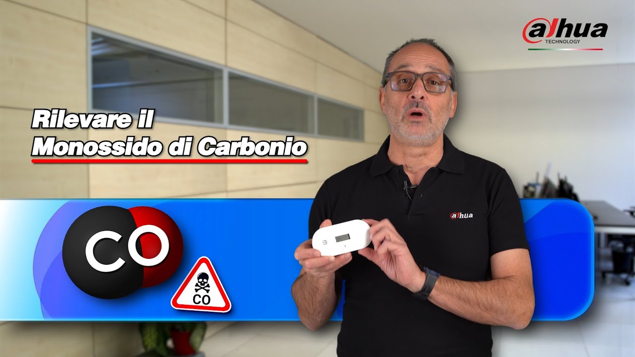 Rilevatore di Monossido di Carbonio Dahua - HY GC30A R8