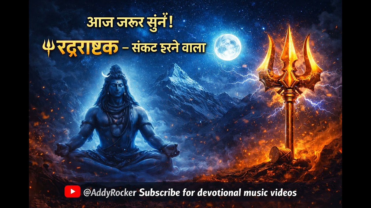 🙏 नमामीशमीशान निर्वाणरूपं | रुद्राष्टक | Mahadev Bhajan | शांति और शक्ति
