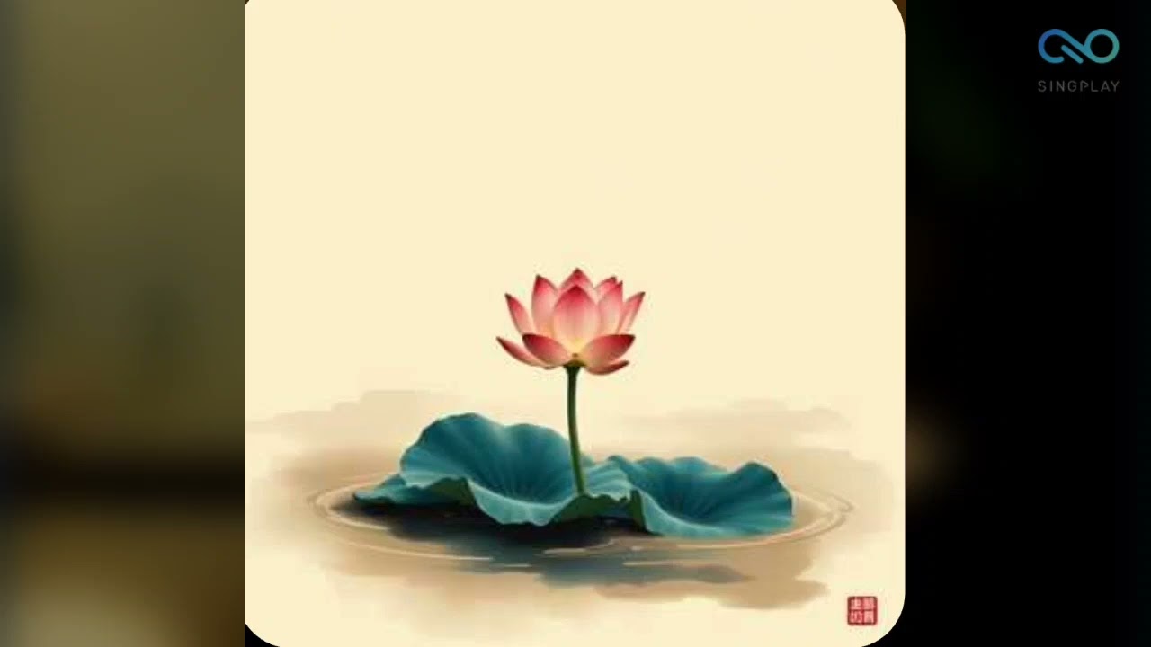 진흙속의 핀 연꽃(구마라지바)3D