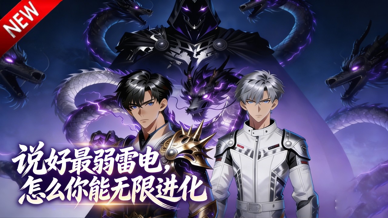 💥【新番上线】穿越废柴觉醒紫霄神雷，弃文从武，从学渣逆袭成蓝星守护神！《说好最弱雷电，怎么你能无限进化》全集 Multi SUB #热血 #漫剧 #动漫魔女