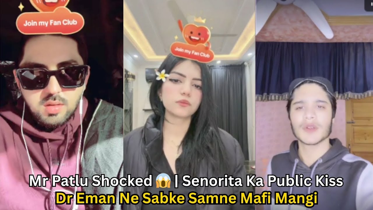 “Mr Patlu Shocked 😱 | Senorita Ka Public Kiss | Dr Eman Ne Sabke Samne Mafi Mangi”