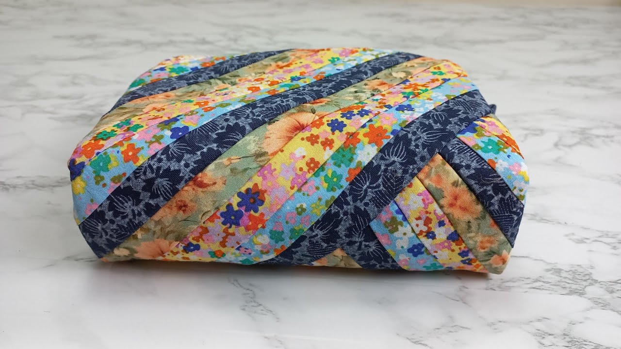 Great idea with a combination of disposable fabrics/easy sewing