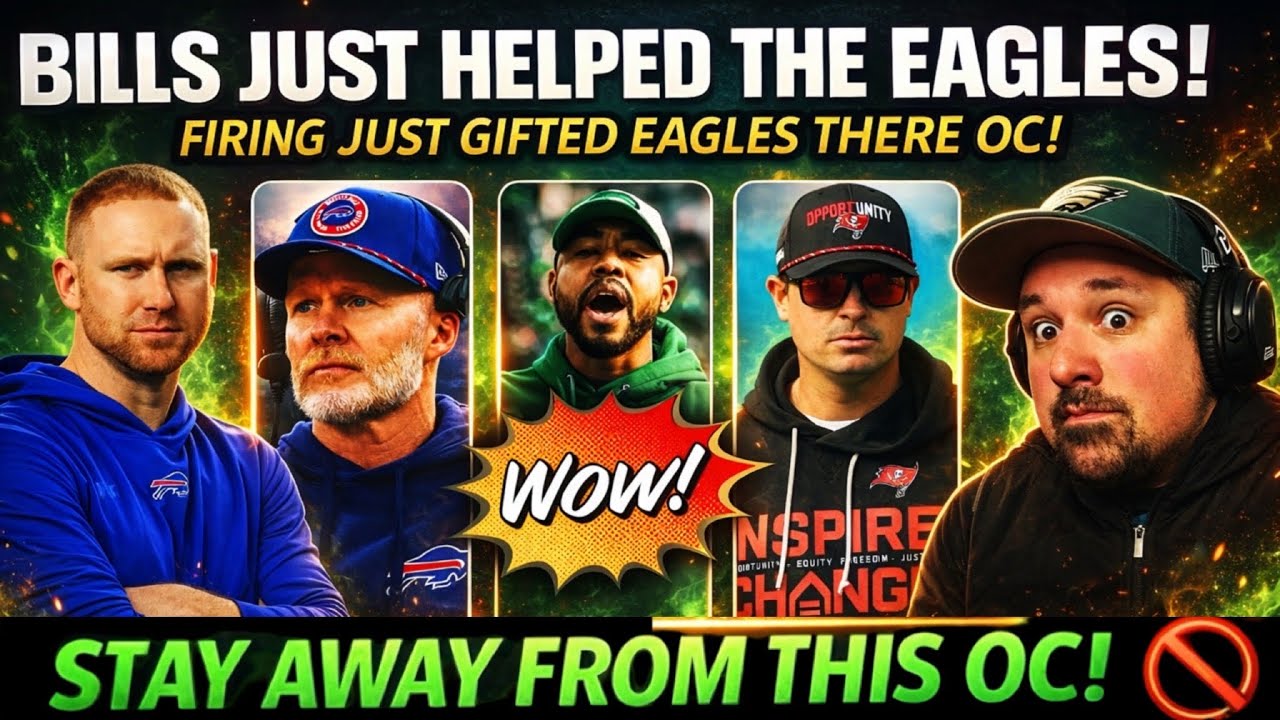 🤯Top OC Heading to Eagles After Bills FIRING!? Eagles Bring In DISASTER OC! STAY AWAY🚫PARKER GONE!
