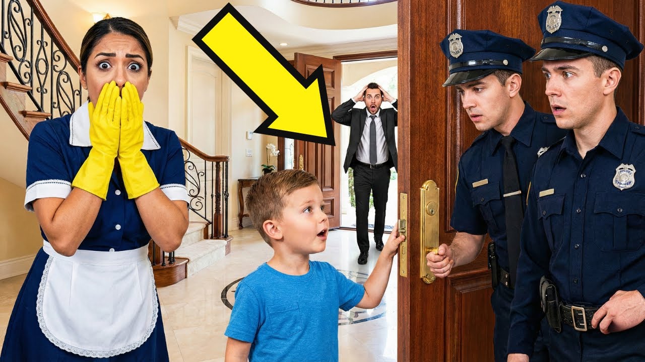 IL FIGLIO DEL MILIONARIO HA CHIAMATO LA POLIZIA. FINCHÉ DOMESTICA SCOPRÌ CIÒ CHE MATRIGNA NASCONDEVA