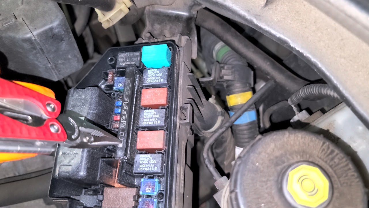 2009 Honda Accord Starter Relay & Fuses