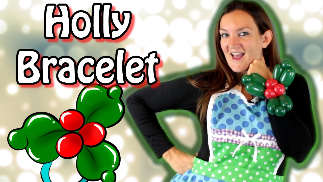 HOLLY BRACELET Balloon Animal Tutorial - Learn Balloon Animals with Holly!