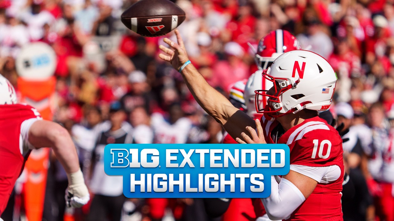 Maryland at Nebraska | Extended Highlights | Big Ten Football | 10/03/2026