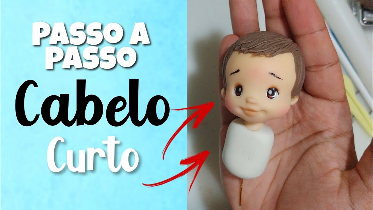Cabelo CURTO em biscuit || Pierre Marinho