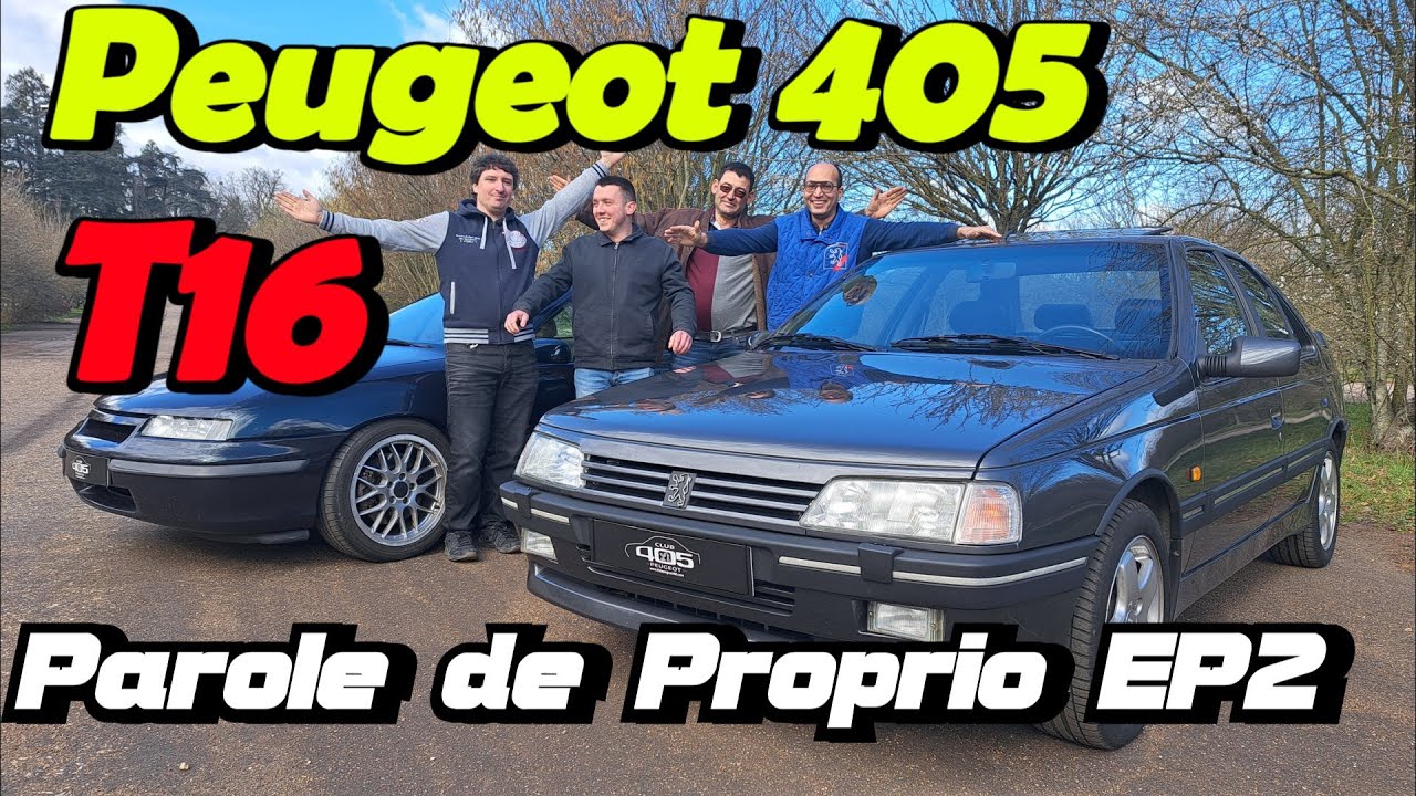 405 T16 AVEC SON OVERBOOST ET SUSPENSION HYDRAULIQUE (Avec le Club) EP2