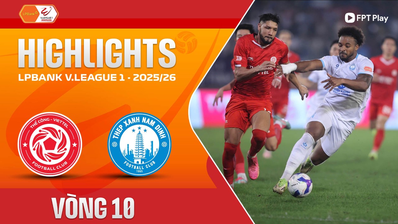 HIGHLIGHTS: THỂ CÔNG-VIETTEL - THÉP XANH NAM ĐỊNH | XUÂN SON IM LẶNG, TRÁI ĐẮNG TRONG HIỆP 2