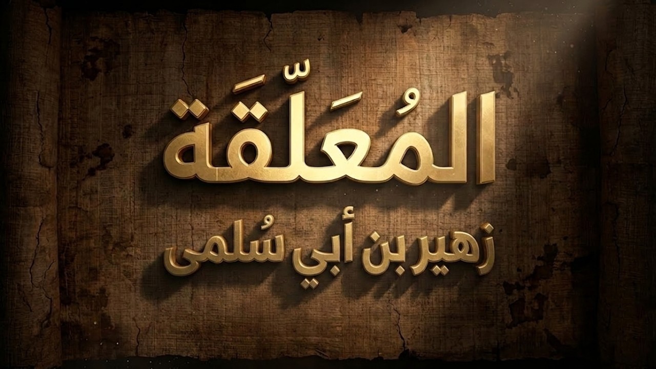 أمن أم أوفى دمنة لم تكلم | معلقة زهير بين أبي سلمى
