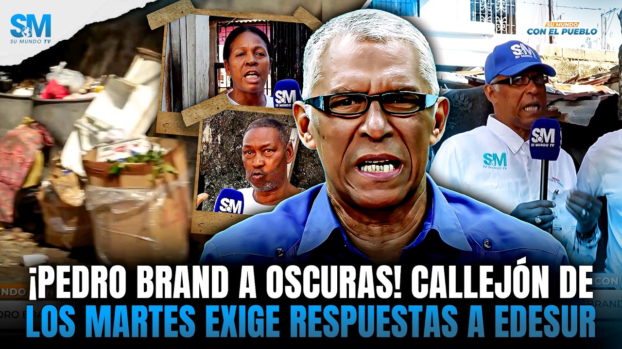 ¡EN PEDRO BRAND NO LLEGA LA LUZ! EL CALLEJÓN DE LOS MARTES HACE LLAMADO A EDESUR