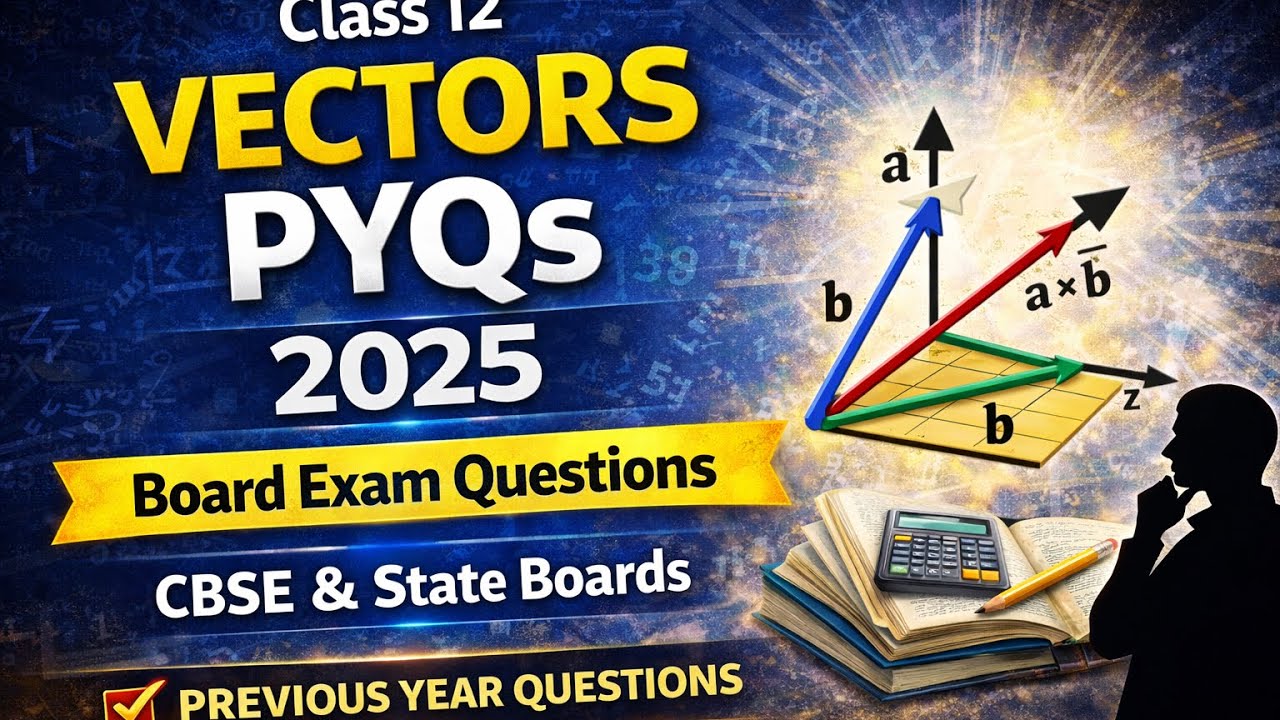 Class 12 Vectors PYQs 2025 🔥 | Board Exam Questions | CBSE & State Boards#viral #video #class12maths