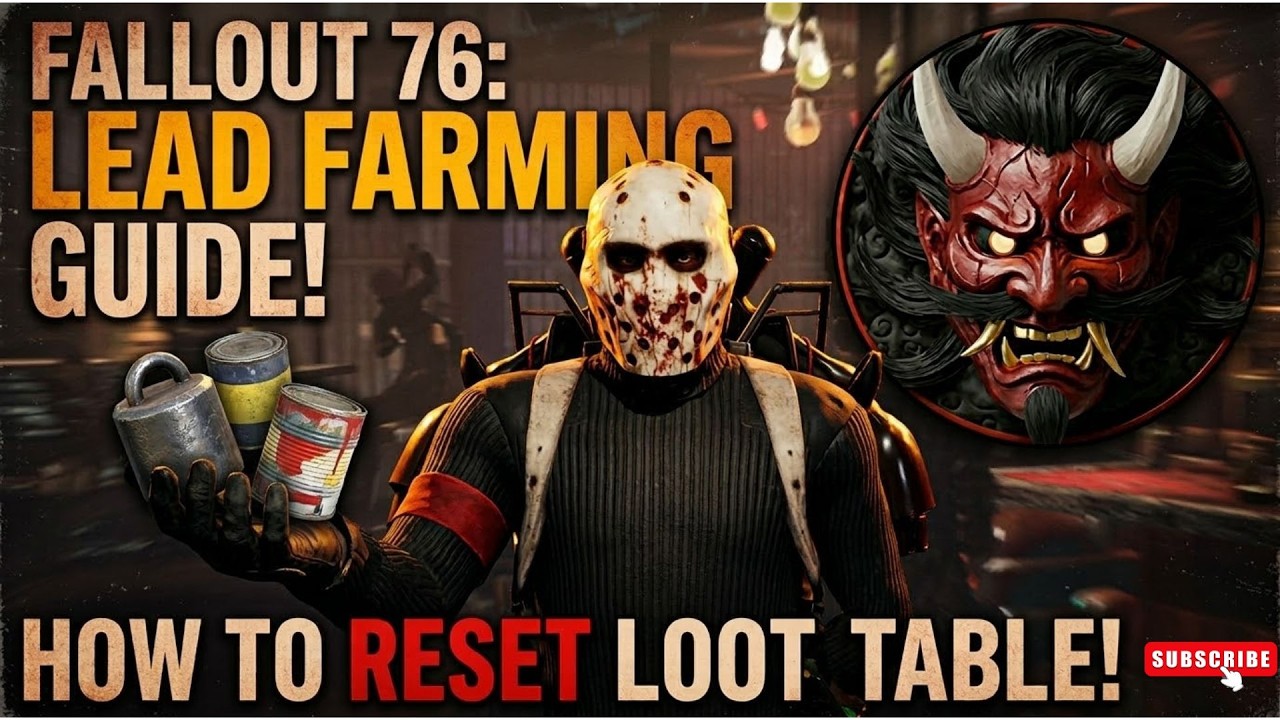 Fastest Lead Farm in Fallout 76 + Loot Table Reset Method!
