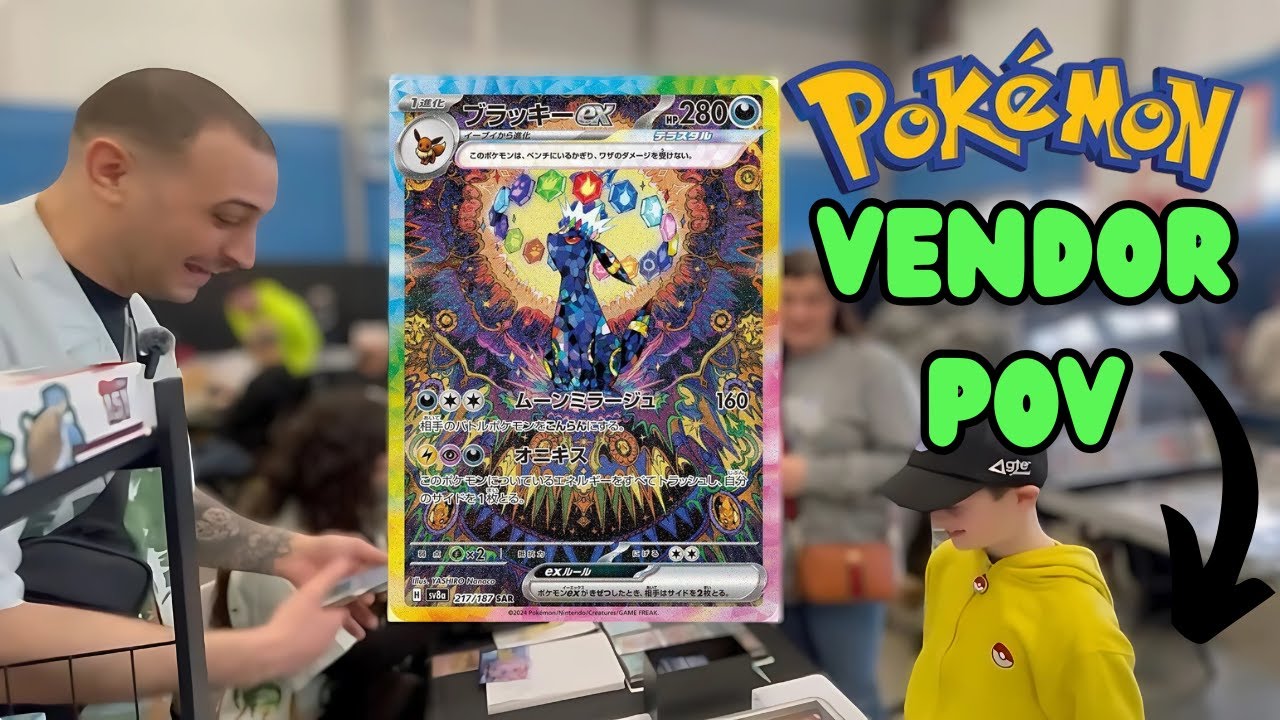 We SURVIVED vending our first card show! | Pokemon Vendor POV |