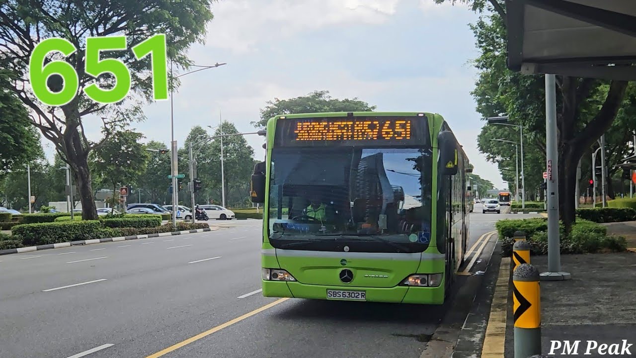 SBS6302R - TTS City Direct Bus Service 651 [Mercedes-Benz O530 Citaro (Batch 1) PM Peak]