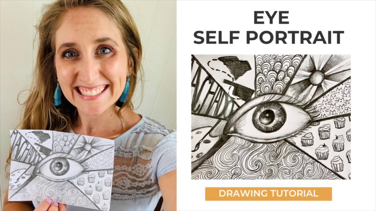 Eye Self Portrait | How to Shade an Eye with a Pencil