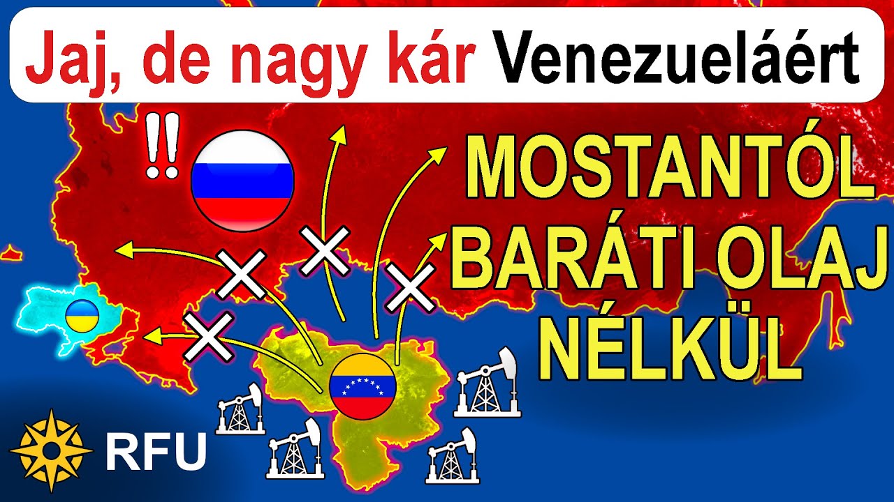 Jan. 20: Az orosz OLAJKRÍZIS HATVÁNYOZÓDIK! A finomítók után a venezuelai dugi olaj sincs már!