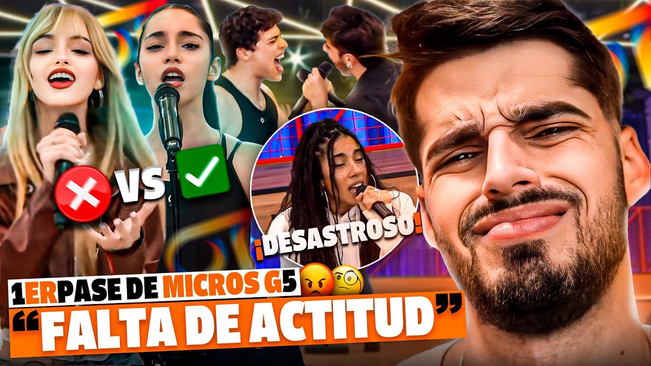 PASE DE MICROS 1 GALA 5 OT2025 | Mi Reacción y Análisis de TODAS las actuaciones