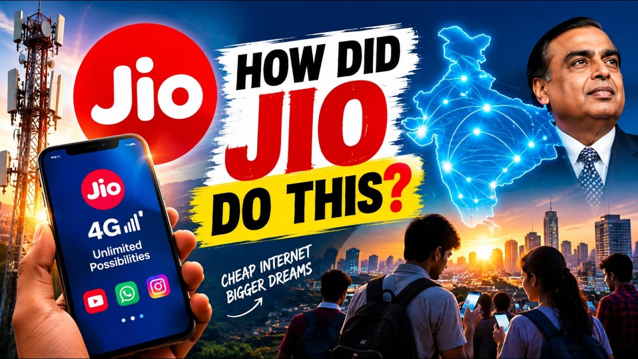 Why Is Jio Internet So Cheap? The Untold Story of India&rsquo;s Data Revolution#Jio#Reliance##DigitalIndia