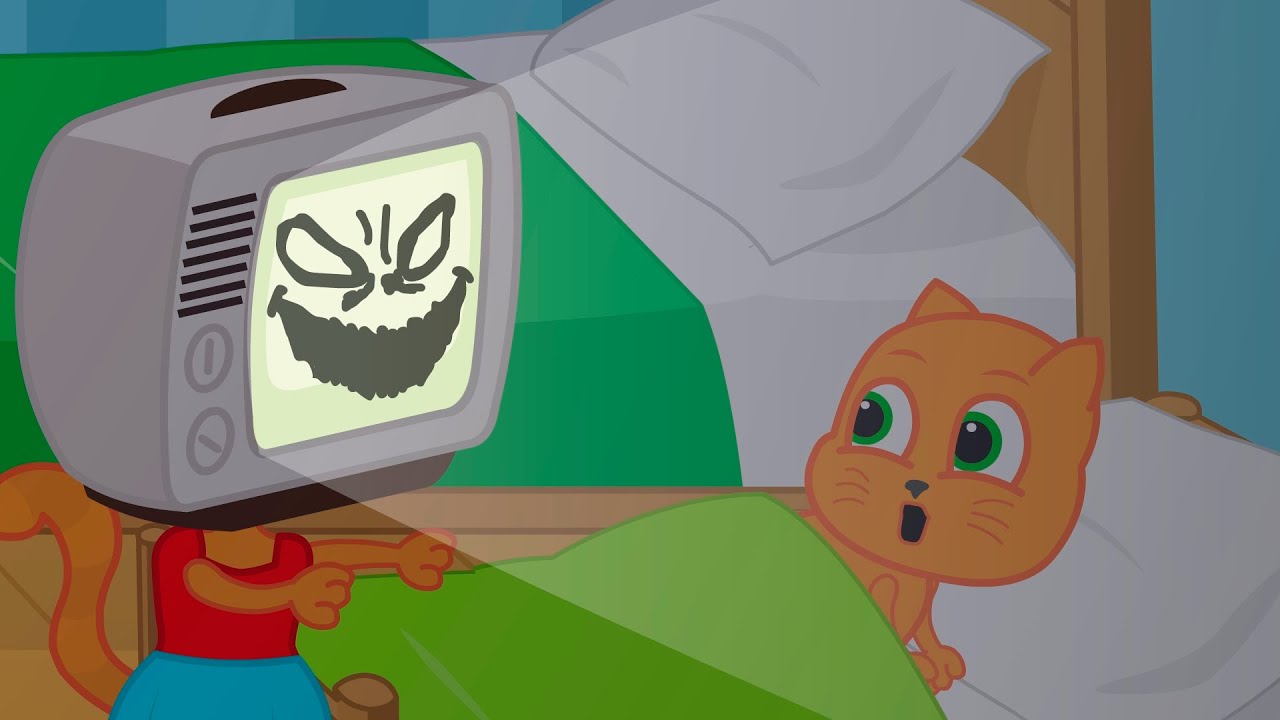 Familia de Gatos - Televisión de zombis Dibujos Animados Para Niños