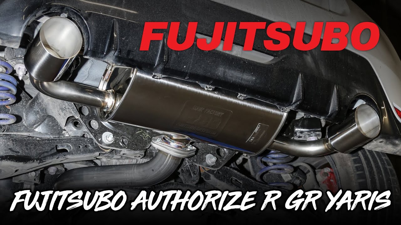 GR Yaris Fujitsubo авторизован тест выхлопной системы с резонансным GPF-Back и Scorpion GPF-Delet...