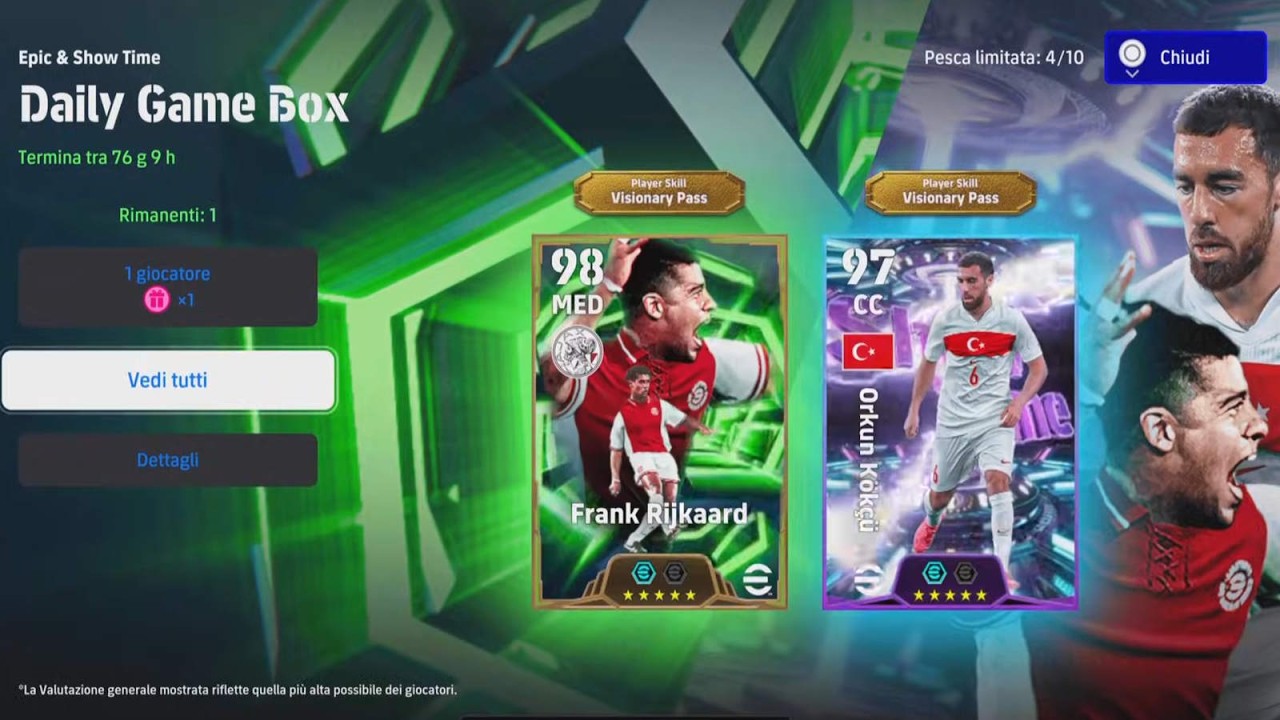 eFootball 2026: Buona Domenica con i Giri Gratis sempre alla ricerca di Frankie Rijkaard