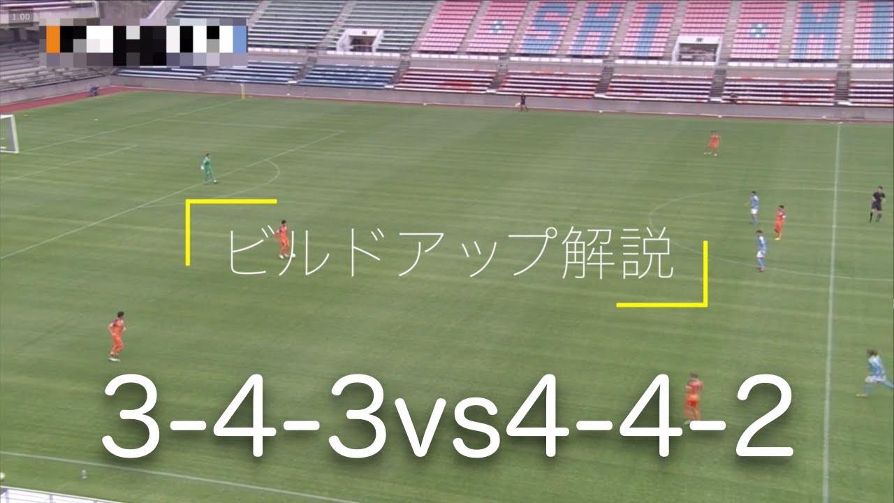 今年の清水エスパルスは面白い！3-4-3vs4-4-2のビルドアップ