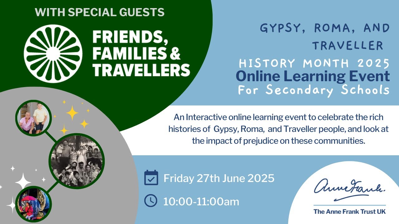 GYPSY, ROMA, AND TRAVELLER HISTORY MONTH Online Learning Event recorded live on 27th June 2025