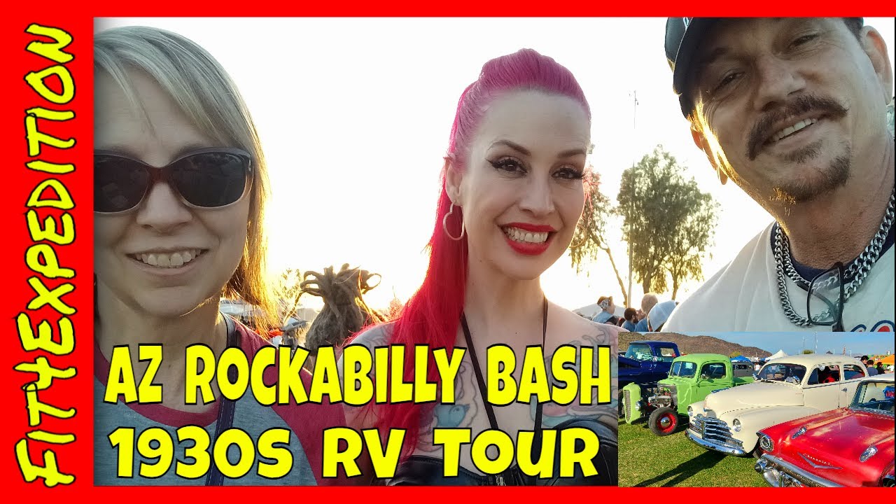 Arizona Rockabilly Bash | 1930s Chrysler RV | Camping in the Heat