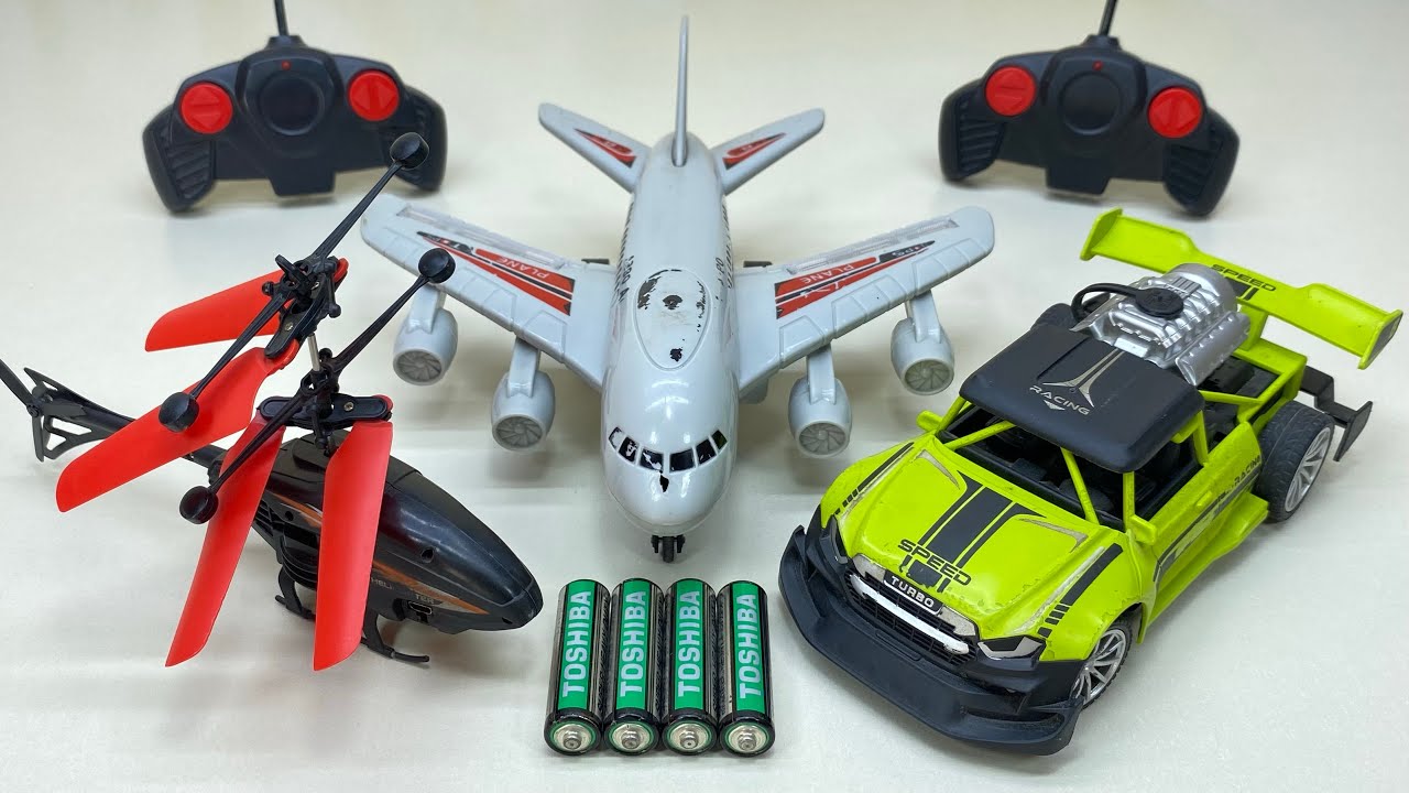 Best RemoteControl RC Flying Helicopter with RC A380 Airbus’s and 3D Light RC Car Unboxing,Review 😍