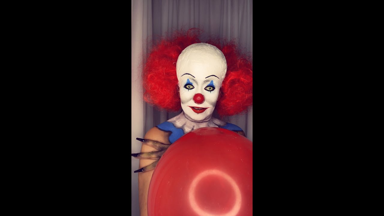 TUTORIAL DE MAQUILLAJE CON LATEX DEL PAYASO ESO Y ELEBORACION DE CALVA CON PELUCA