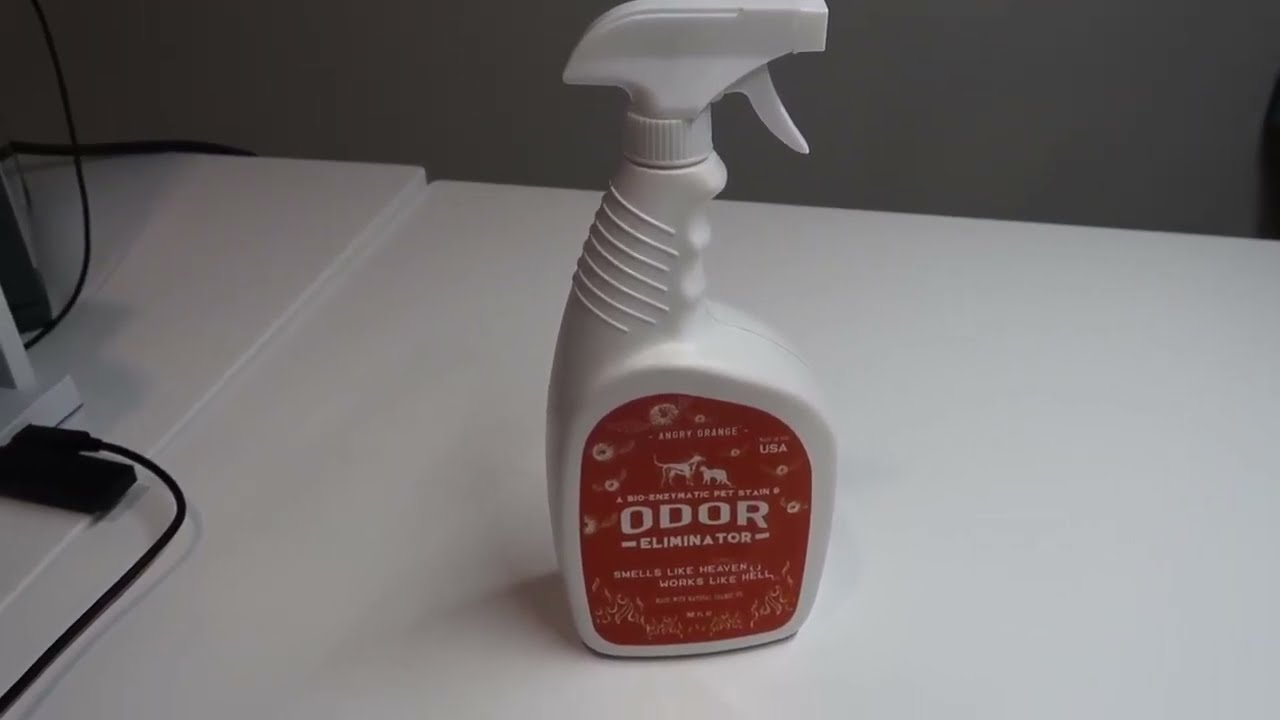 Angry Orange Enzyme Cleaner & Pet Stain Remover Spray Review, Works Great For Cleaning Up Pet Messes