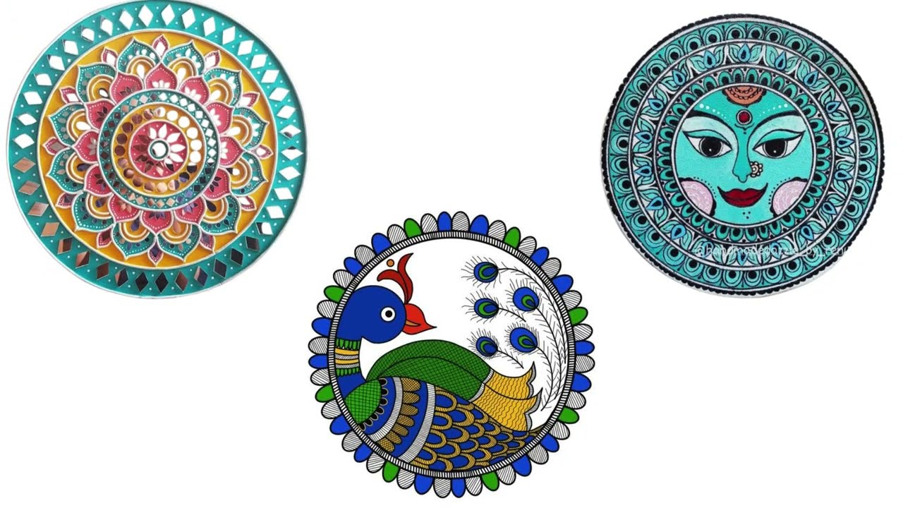Round Wooden Canvas MDF Art Board Sheet  Used for Art, Craft, Painting, Mandala,Resin Decoration,
