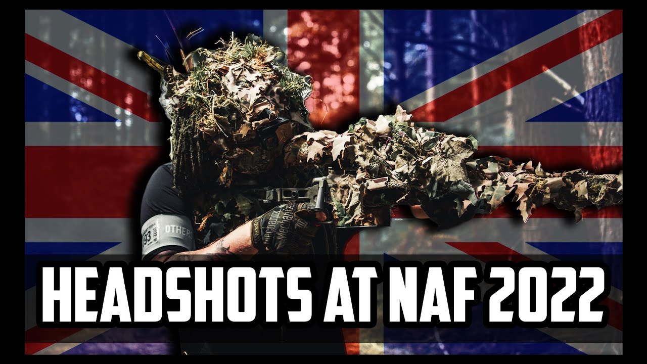 Insane Headshots, 1x US Airsoft Sniper vs. 50x British Airsofters [ National Airsoft Festival 2022 ]