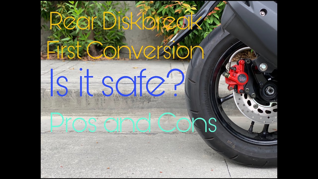 MDSMOTO | REAR DISK BRAKE UNIVERSAL | CONVERSION | AEROX
