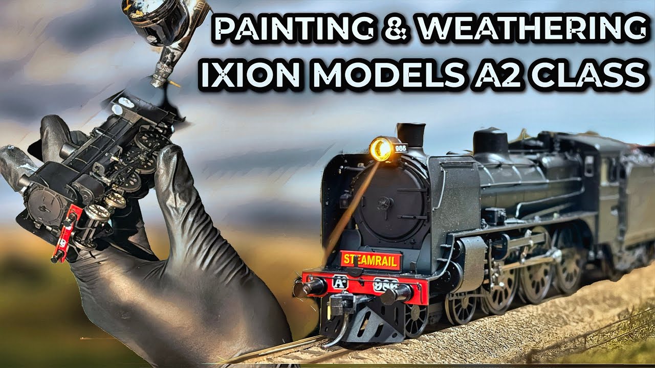 Australian Weathering Services (AWS) Paints and Weathers our New Ixion Models A2 Class Models! 