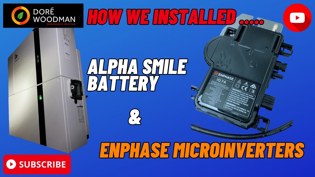 Epic Solar PV Installation: How we installed Enphase Microinverters and the Alpha ESS Smile B3 +